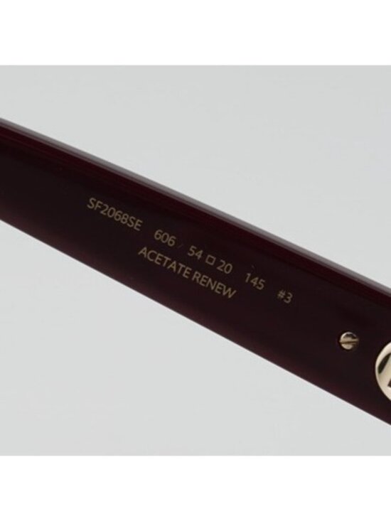 Salvatore Ferragamo SF2068SE 606 Sunglasses Burgundy Butterfly Frame, PurpleLens main image 2